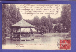 75 - PARIS  - BUTTES CHAUMONT - KIOSQUE à MUSIQUE - ANIMEE  - District 19