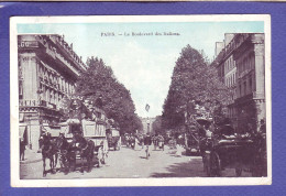 75 - PARIS  - BOULEVARD Des ITALIENS - ATTELAGE -  - Paris (02)