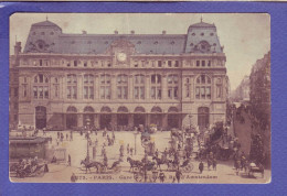 75 - PARIS  - GARE SAINT LAZARE - RUE AMSTERDAM - COLORISEE - ATTELAGE - - Arrondissement: 08