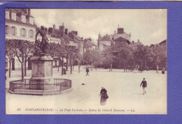 77 - FONTAINEBLEAU - PLACE CENTRALE - STATUE Du GENERAL DAMESNE -  - Fontainebleau