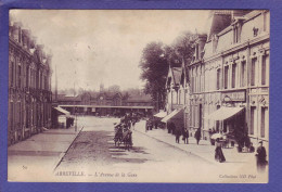 80 - ABBEVILLE - AVENUE De La GARE - ANIMEE - ATTELAGE - - Abbeville