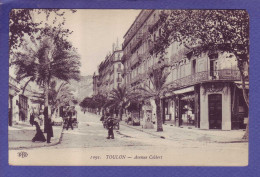 83 -  TOULON - AVENUE COLBERT - ATTELAGE - ANIMEE - - Toulon