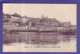 84 - AVIGNON - BORDS Du RHONE - BATEAUX LAVOIRS -  - Avignon