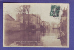 92 - INONDATION JANVIER 1910 - NEUILLY Sur SEINE - RUE Du PONT SOUS L'EAU -  - Neuilly Sur Seine