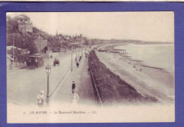 76 - LE HAVRE - BOULEVARD MARITIME - TRAMWAYS - ANIMÉE - - Haven