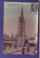 76 - LILLEBONNE - EGLISE - ANIMÉE - COLORISÉE - - Lillebonne