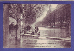 75 - INONDATION 1910 - PARIS 8éme - AVENUE D'ANTIN - PASSERELLE De BARQUES -  - Inondations De 1910