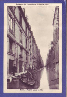 75 - INONDATION 1910 - PARIS 4éme - RUE SAINT LOUIS -  - Paris Flood, 1910