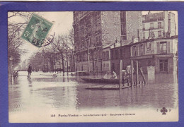 75 - INONDATION 1910 - PARIS 12éme - BOULEVARD DIDEROT -  - Paris Flood, 1910