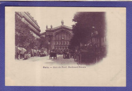 75 - PARIS 10éme - GARE Du NORD - BOULEVARD DENAIN - ATTELAGE -  - Metro, Stations