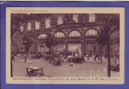 75 - PARIS 2éme - RESTAURANT POCCARDI - FACADE - 12 RUE FAVART -  ANIMÉE - - District 02