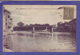 77 - LAGNY - NOUVELLE PASSERELLE  - LA MARNE -  - Lagny Sur Marne