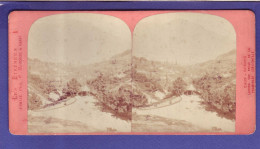 64 - CARTE STÉREOSCOPIQUE - EAUX BONNES - LARUNS  - VUE PRISE De La PROMENADE HORIZONTALE - - Other & Unclassified