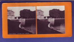 77 - CARTE STÉREOSCOPIQUE - CHATEAU De FONTAINEBLEAU - ETANG Des CARPES  - - Fontainebleau