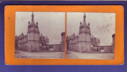 60 - CARTE STÉREOSCOPIQUE - CHANTILLY - PONT LEVIS - ABSIDE De La CHAPELLE - - Chantilly