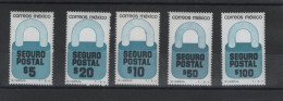 Mexico Michel Cat.No. Postal Insurance Mnh/** 41/45 - Mexique