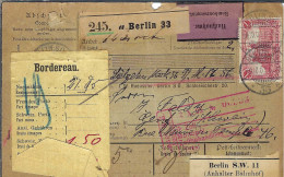 ALLEMAGNE Ca.1903: Bulletin D'Expédition CR De Berlin Pour Genève (Suisse) - Lettres & Documents