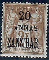 Lot N°A5631 Zanzibar  N°30 Neuf * Qualité TB - Nuevos