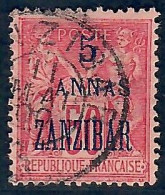 Lot N°A5629 Zanzibar  N°28 Oblitéré Qualité TB - Usados