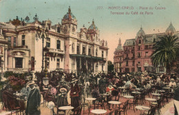 - MONTE-CARLO. - Place Du Casino  Terrasse Du Café De Paris - Scan Verso - - Monte-Carlo