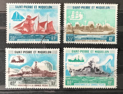 Lot De 4 Timbres Oblitérés Saint Pierre Et Miquelon 1971 Yt N° 410 À 413 - Used Stamps