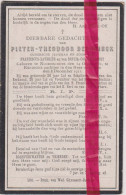 Devotie Doodsprentje Overlijden - Pieter DEconinck Zoon Frans & Sophia Hosdey - Noordschote 1831 - Reninge 1911 - Obituary Notices