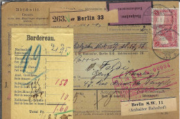 ALLEMAGNE Ca.1903: Bulletin D'Expédition CR De Berlin Pour Genève (Suisse) - Covers & Documents