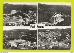 66 En Avion Au Dessus De FONT ROMEU Vers Prades 4 Vues En 1959 Grand Hôtel Sanatorium Piscine Plongeoir - Prades