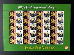 Papua New Guinea PNG 2007 Mi. 1244 Personalized Walt Disney Movies Art Mickey Mouse Orchids Flowers - Orquideas