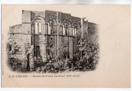 (33) 629, Saint St Emilion, Henry Guillier 6, Ruines Du Palais Cardinal, Dos Non Divisé - Saint-Emilion