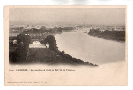 (33) 606, Libourne, Henry Guillier 1891, Vue Générale Prise Du Tertre De Fronsac, Dos Non Divisé - Libourne