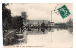 (33) 517, Coutras, Henry Guillier 7246, Les Bords De L'Isle Aux Usines De Laubardemont, Batellerie - Autres & Non Classés