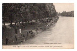 (33) 495, Castets En Dorthe, Collection Grignon 3418, Concours De Pêche Dans Le Bassin Du Canal - Other & Unclassified