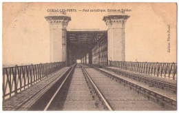 (33) 312, Cubzac Les Ponts, Edition Photo-Postal, Pont Métallique, Entrée Et Tablier - Cubzac-les-Ponts