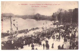 (33) 228, Libourne, Voyage Du Président De La République 1905, Guillier 10, Quai Souchet, Le Départ - Libourne