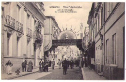 (33) 204, Libourne, Fêtes Présidentielles, Arc De Triomphe Du Comité Républicain - Libourne