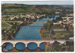 GF (33) 137, Sainte Ste La Grande Et Port Sainte Foy, Combier Ci 543 92, Les Trois Ponts De La Dordogne, Vue Aérienne - Andere & Zonder Classificatie