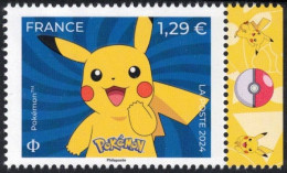 FRANCE 2024 - Pokémon - YT 5755 Neuf ** - MANGA - Unused Stamps
