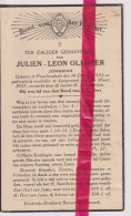 Devotie Doodsprentje Overlijden - Julien Ollivier - Passendale 1882 - Langemark 1937 - Décès