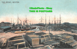 R454921 The Docks. Boston. 1907 - Monde
