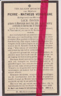 Devotie Doodsprentje Overlijden - Pierre Verhaeghe Echtg Lucie Bintein - Moorslede 1855 - Kuurne 1929 - Décès