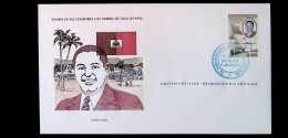 CL, FDC, Premier Jour, République D'Haiti, P-AU-P, Port Au Prince, 21-6-1982, 10 E An. Du Jean-Claudisme, Frais Fr 1.95e - Haïti