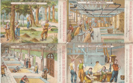 MARCQ EN BAROEUL - Lot De 4 CPA - Tannerie Fremaut Père Et Fils - Illustrateur - Marcq En Baroeul