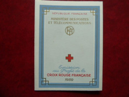 D3 - Carnet Croix Rouge 1959 - N** - MNH - TTB Fraicheur Postale - Red Cross