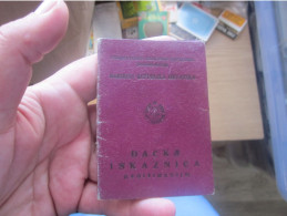 Dajcka Knjizica Legitimacija Student Identification Book Narodna Republika Hrvatska Zagreb - Historische Documenten