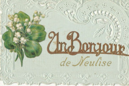 42 // Un Bonjour De NEULISE    Decoupi Ajouti   Muguet Bords Dentelle ** - Other & Unclassified