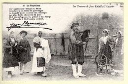 FOLKLORE / COSTUMES ET MUSIQUE / AU BERRY, LE JOUEUR DE MUSETTE LORS D'UN BAPTÊME / 1915 - Danze