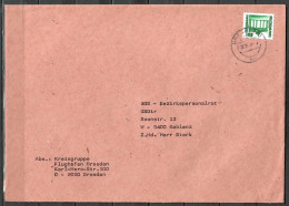 MiNr. 3346; Brandenburger Tor, Auf Portoger. Brief Von Dresden Nach Koblenz; C-152 - Covers & Documents