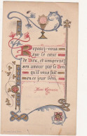 Religion / Christianisme / 1908 - Souvenir 1ère Communion / Canivet, Image Religieuse - Religión & Esoterismo