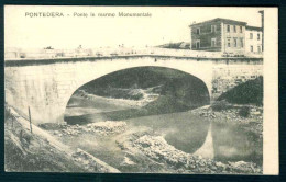 BK027 PONTEDERA PISA - PONTE IN MARMO MONUMENTALE 1920 CIRCA - Andere & Zonder Classificatie